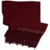 Designer Net Stole- Maroon
